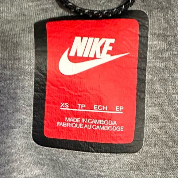 Nike Tech Fleece Hoodie Vest Gray size XS Off Center Zip up - Picture 2 of 11